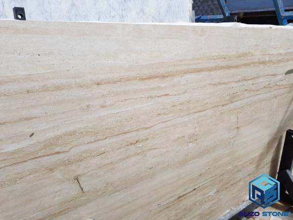 white travertine slab export