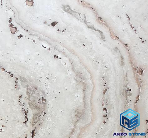 white travertine slab producers